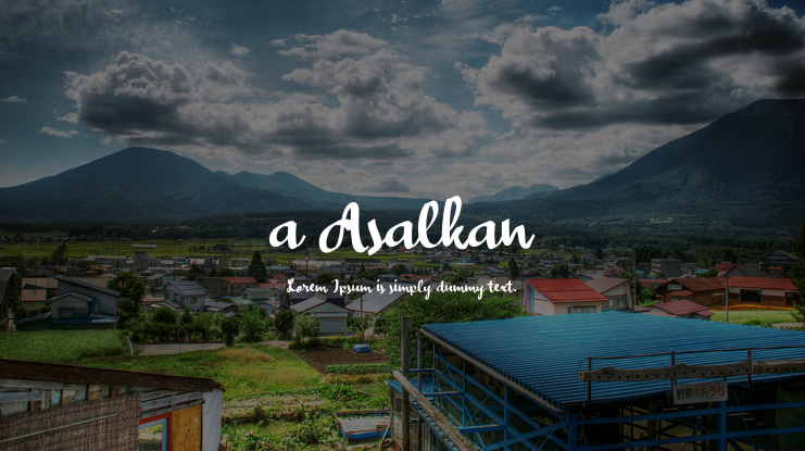 a Asalkan Font