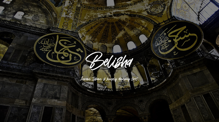 Belisha Font
