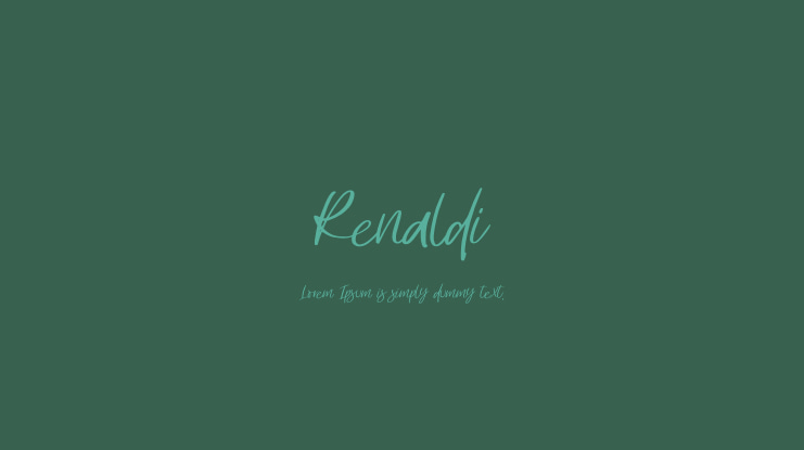 Renaldi Font