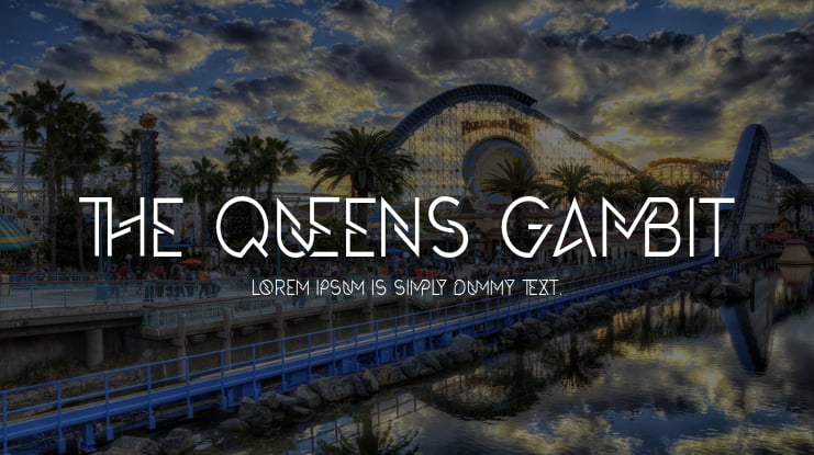 The Queens Gambit Font