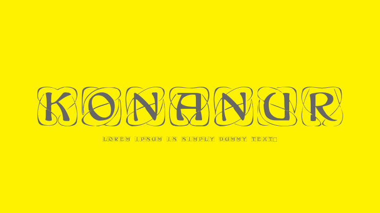 Konanur Font