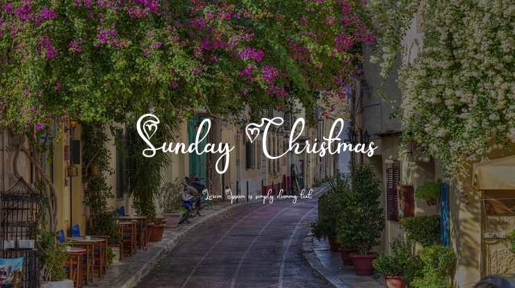 Sunday Christmas Font Family