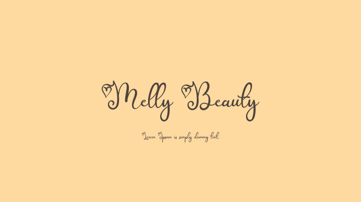Melly Beauty Font Family