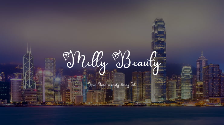 Melly Beauty Font Family
