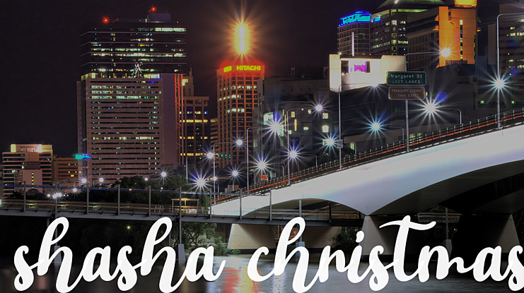 shasha christmas Font Family