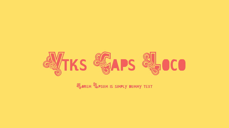 Vtks Caps Loco Font