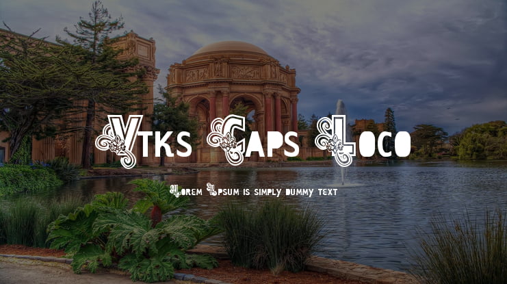 Vtks Caps Loco Font