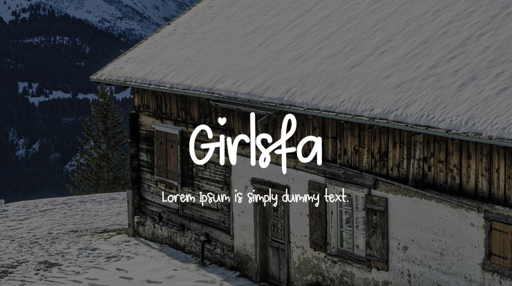 Girlsfa Font