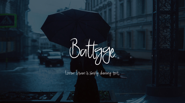 Battgge Font