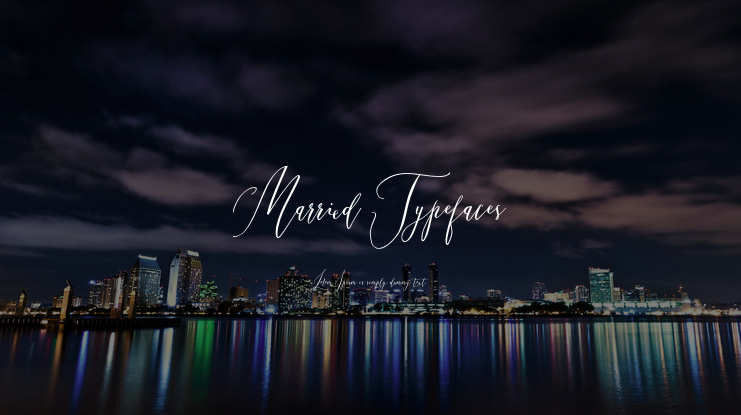 Married Typefaces Font