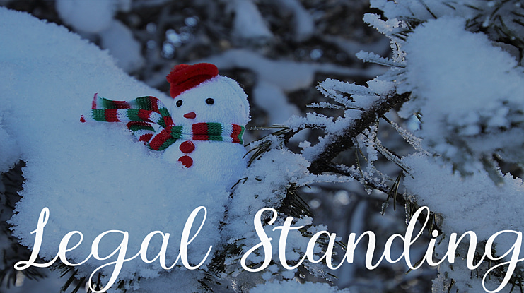 Legal Standing Font