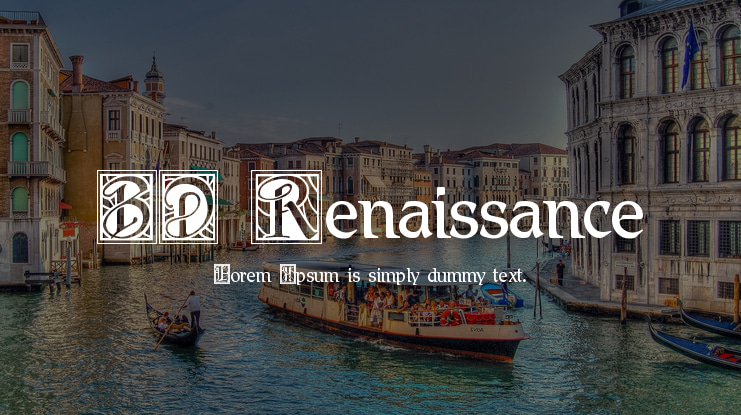 BD Renaissance Font