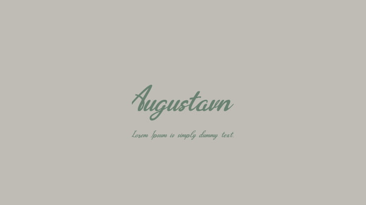 Augustavn Font