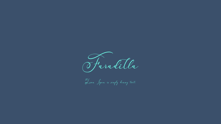 Faradilla Font