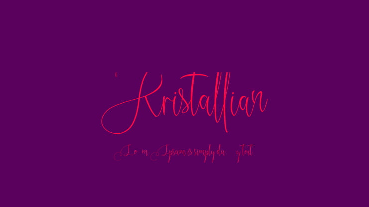 Kristallian Font