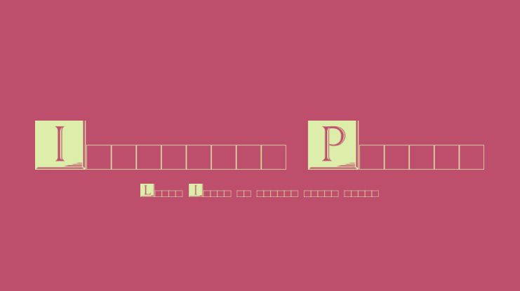 Imperator Plaque Font