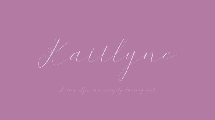 Kaitlyne Font