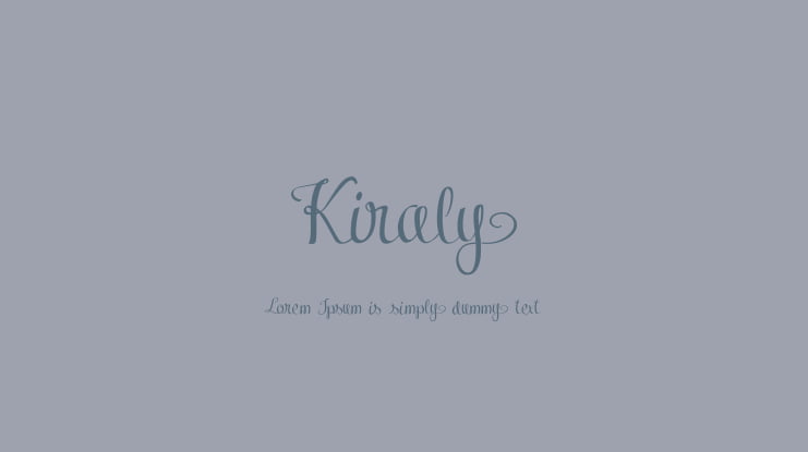 Kiraly Font