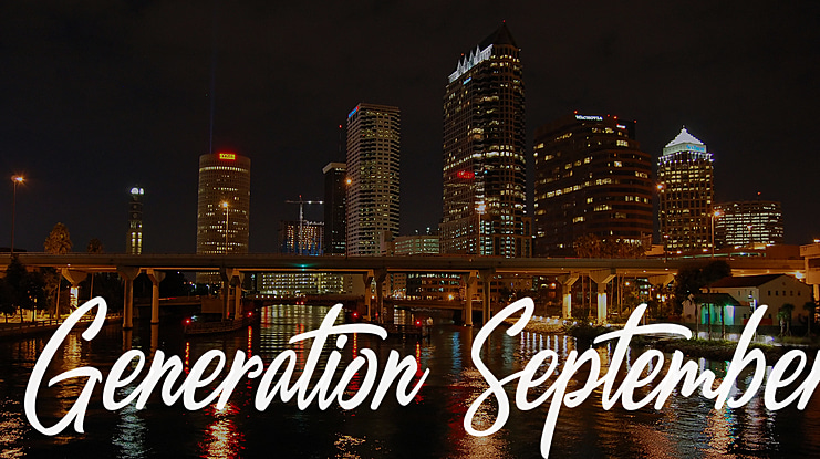 Generation September Font