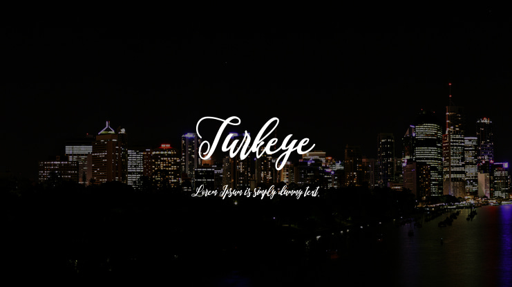 Turkeye Font