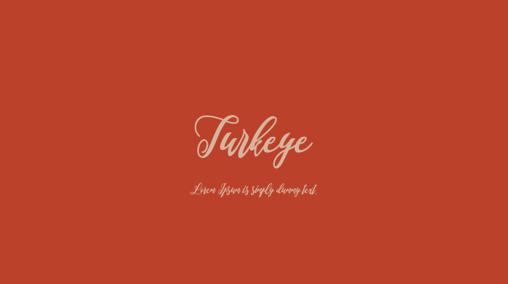 Turkeye Font