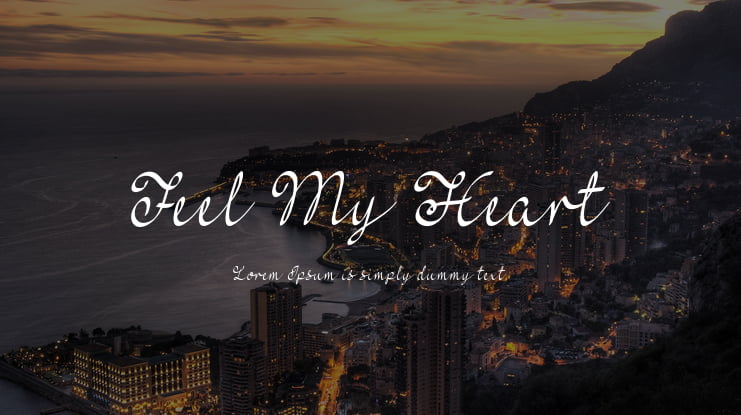 Feel My Heart Font