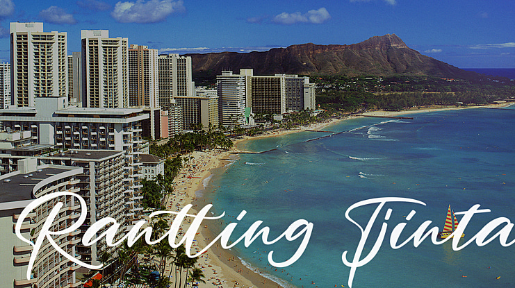 Rantting Tjinta Font