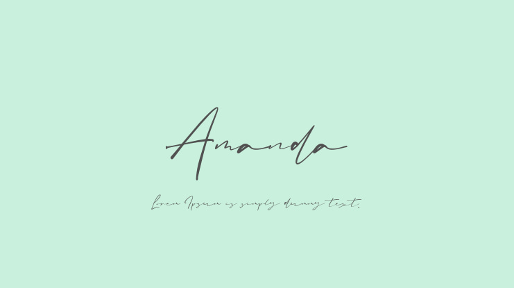 Amanda Font