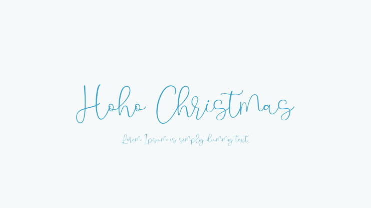 Hoho Christmas Font