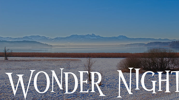 Wonder Night Font : Download Free for Desktop & Webfont