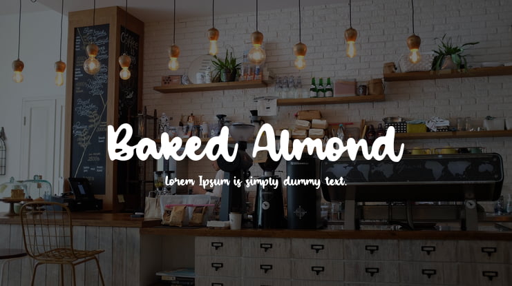 Baked Almond Font