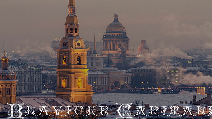 Blavicke Capitals Font