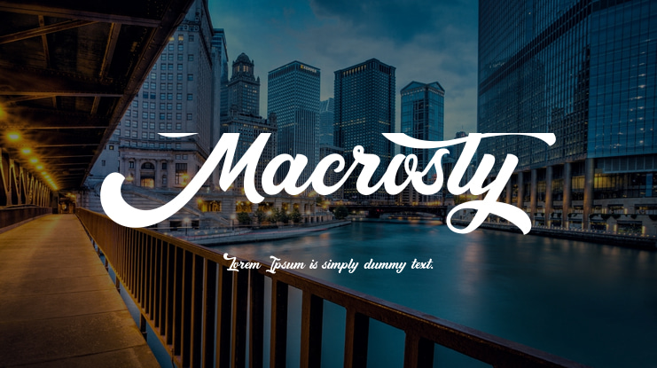 Macrosty Font