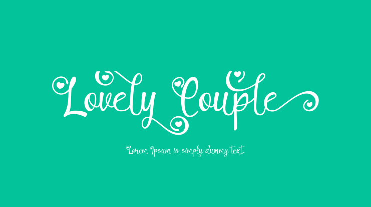 Lovely Couple Font