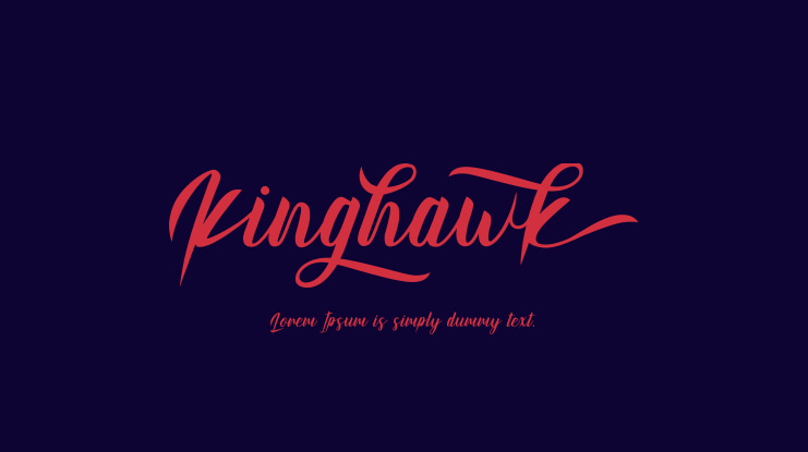 Kinghawk Font