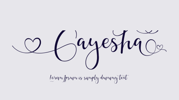 Gayesha Font