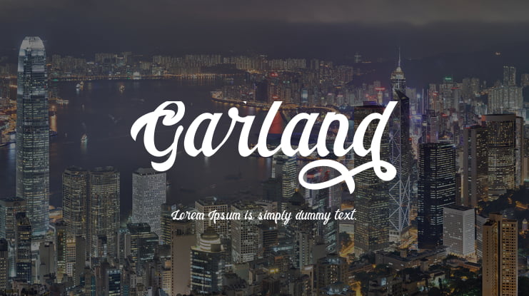 Garland Font