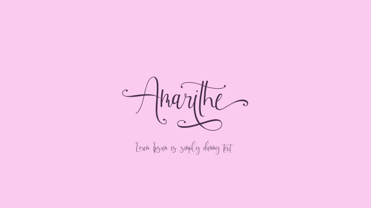 Amarithe Font