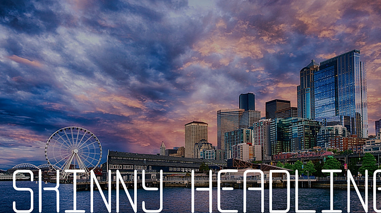 Skinny Headline Font