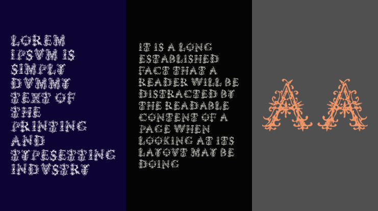 Vespasians Florials Font