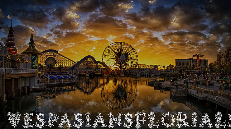 Vespasians Florials Font