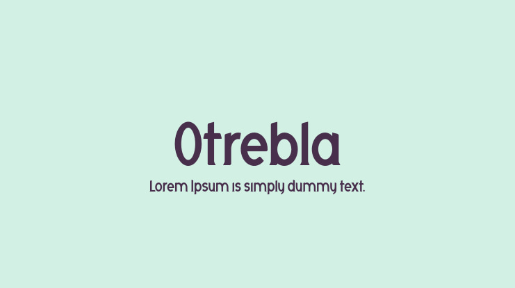 Otrebla Font