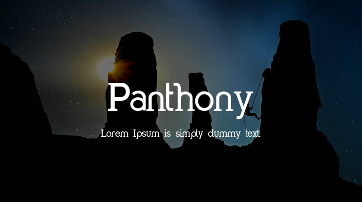 Panthony Font