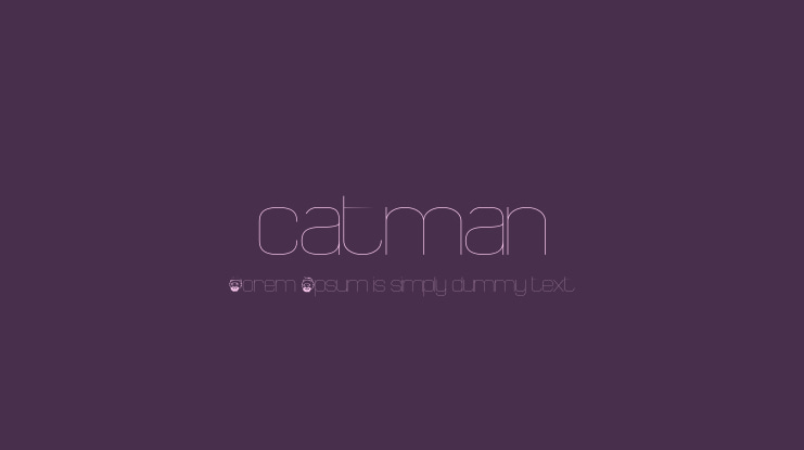 catman Font