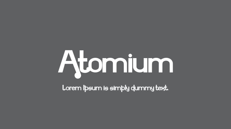 Atomium Font