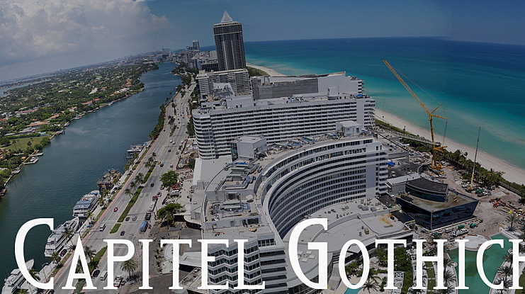 Capitel Gothick Font