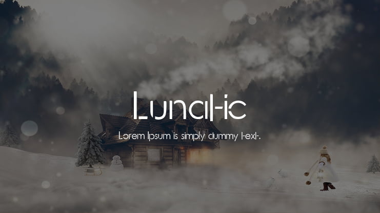 Lunatic Font