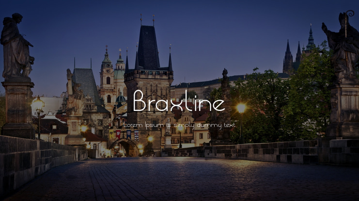 Braxline Font