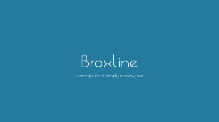 Braxline Font
