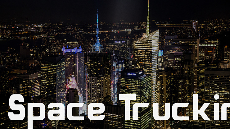 Space Truckin Font